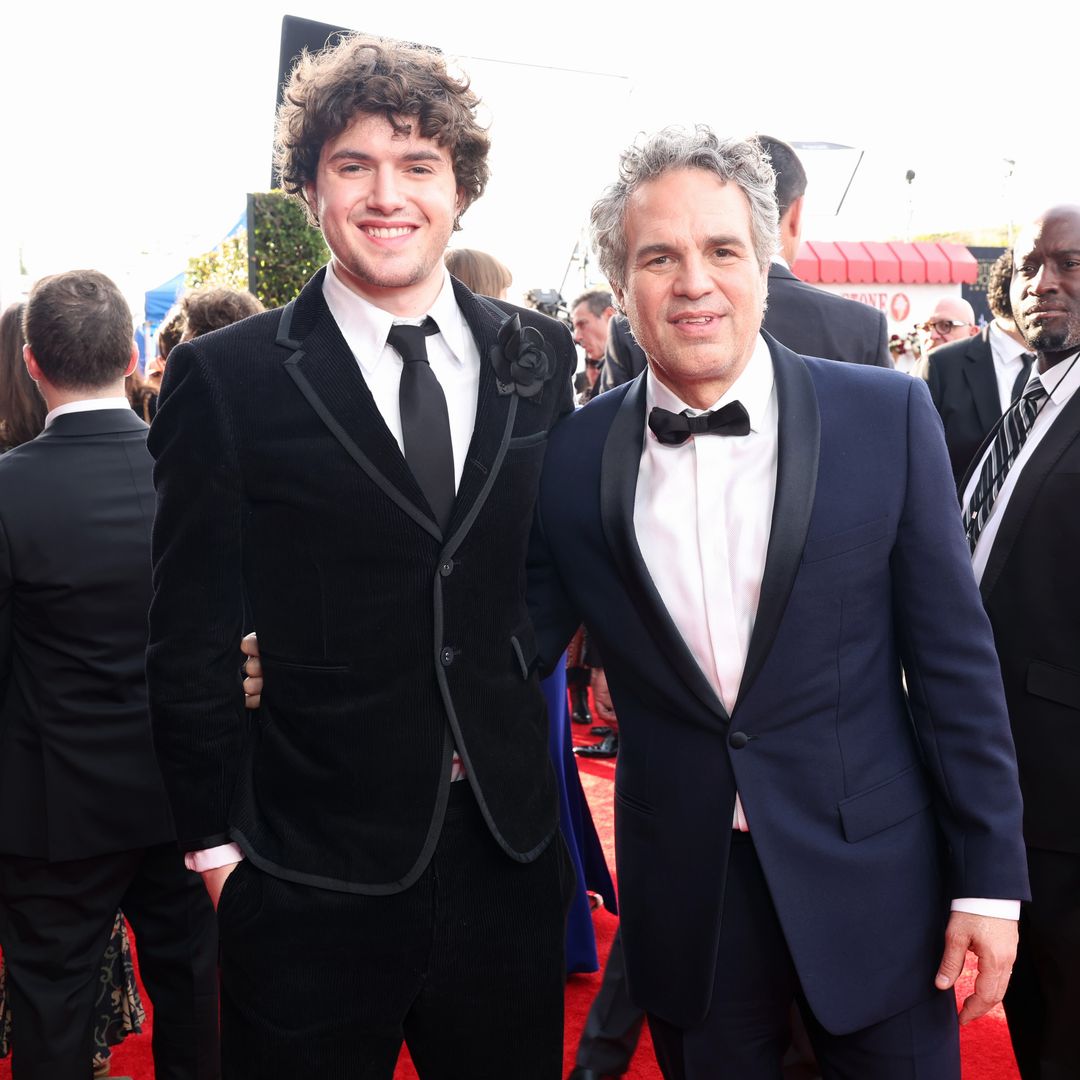 Mark Ruffalo's handsome grown-up son is his double in rare family photos from 23rd birthday tribute