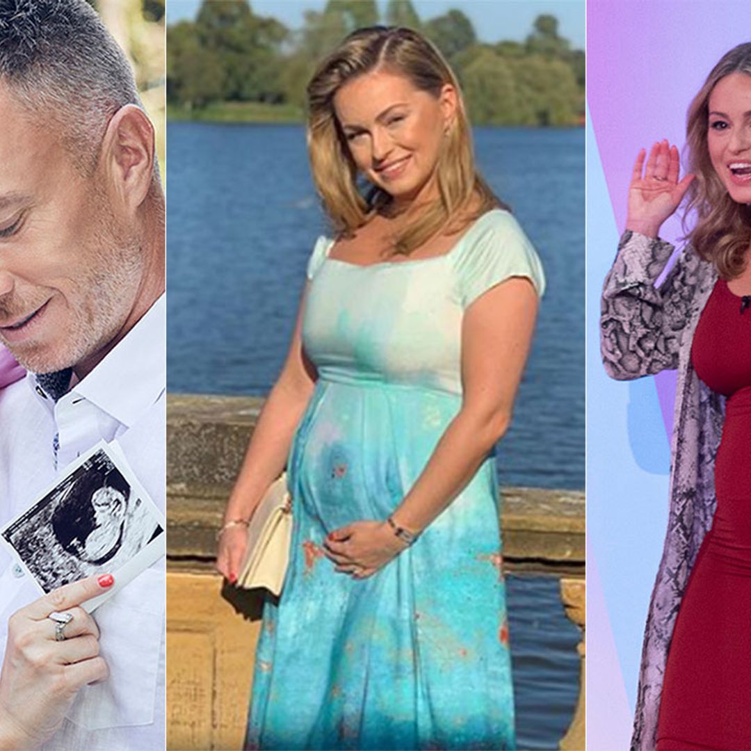 See how much Ola Jordan's baby bump has grown over the months