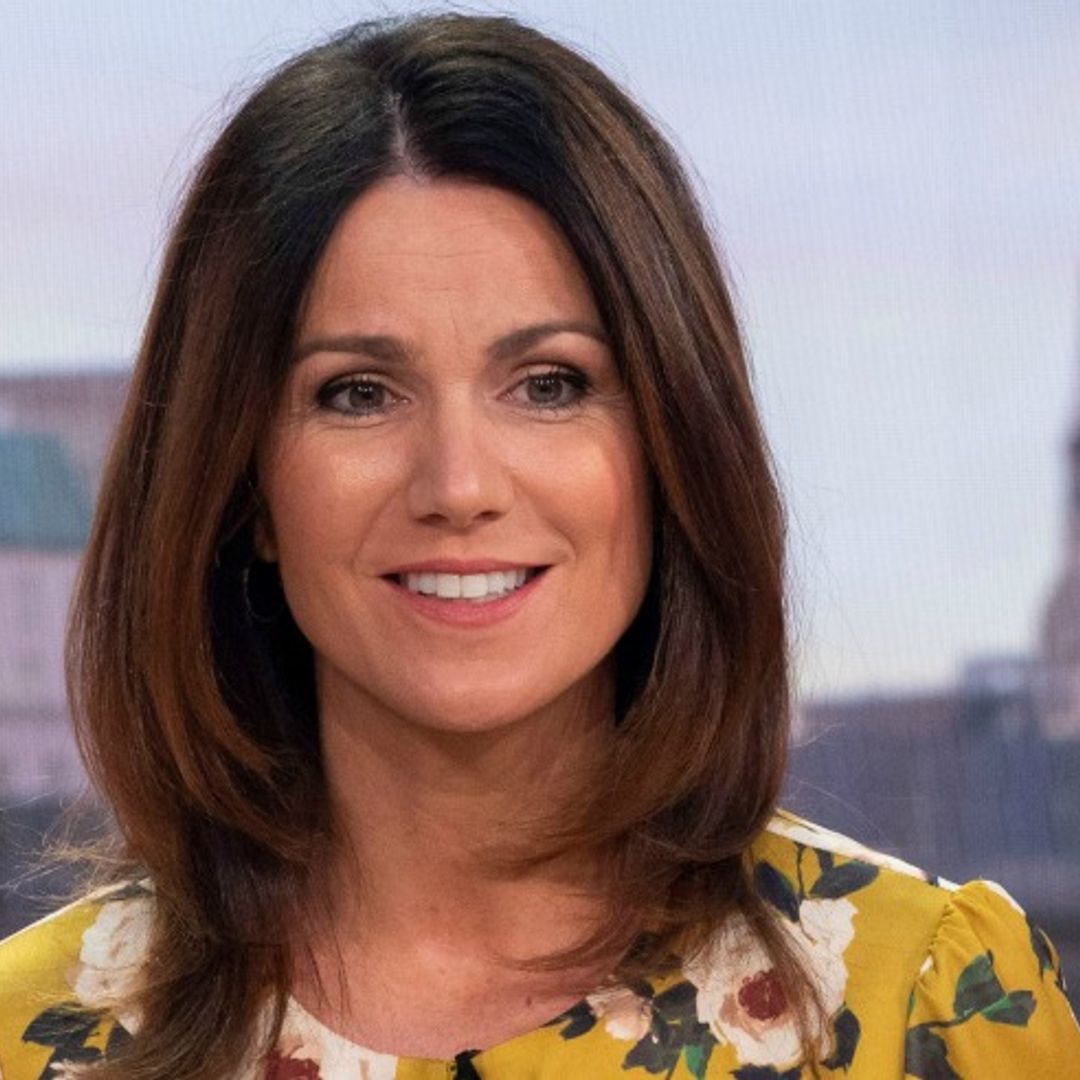 Susanna Reid braves the cold in gorgeous bright yellow dress from Phase Eight