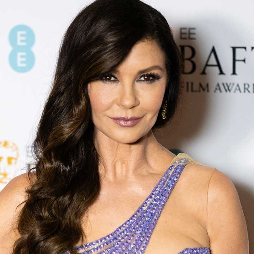 Catherine Zeta-Jones shows off amazing legs in lingerie as she reveals Oscar-watching outfit
