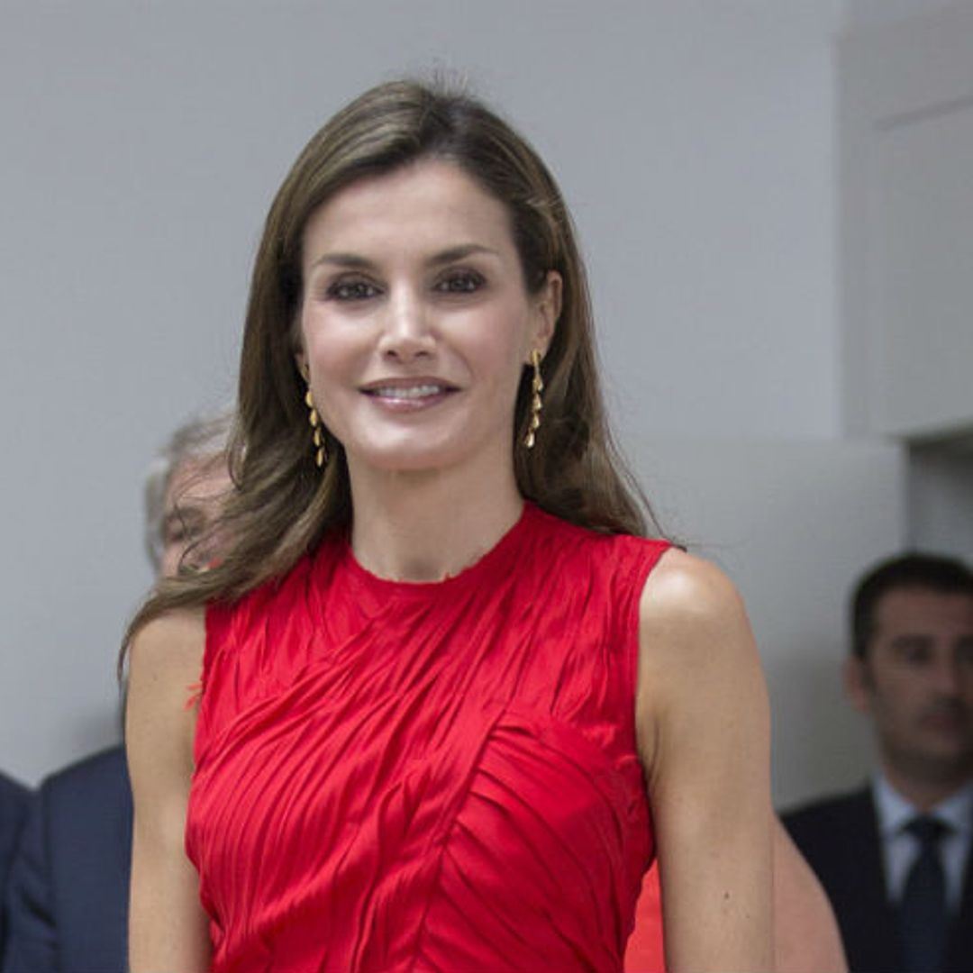 Queen Letizia’s £1,760 recycled Nina Ricci dress is in the sale – get the details!