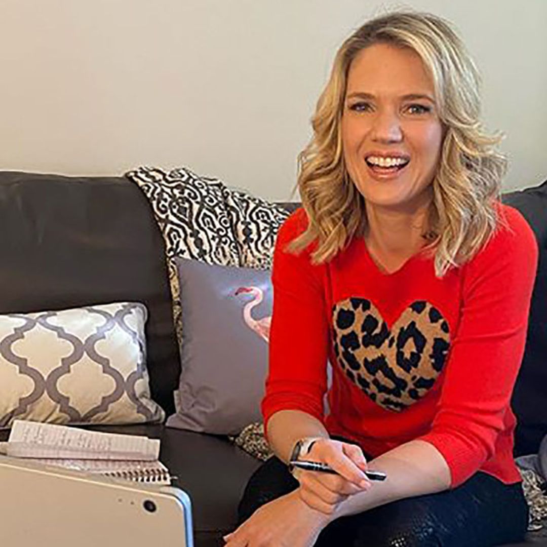 GMB's Charlotte Hawkins shares rare picture with husband Mark and daughter Ella Rose to mark VE Day