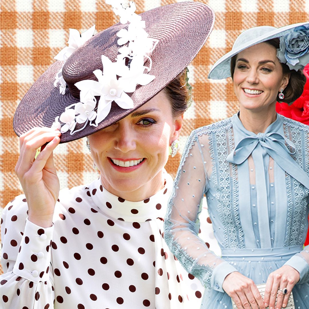 Princess Kate's most memorable dresses and marvellous hats at Royal Ascot