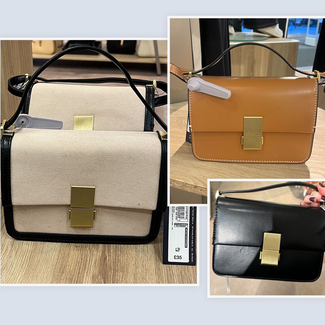 marks and spencer viral bags white brown and black