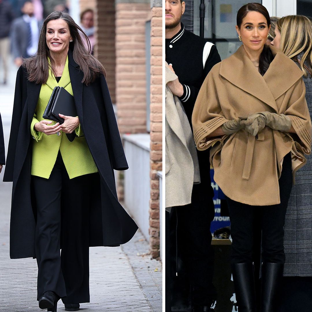 Royal Style Watch: from Meghan Markle's one-shoulder gown to Queen Letizia's sublime blazer