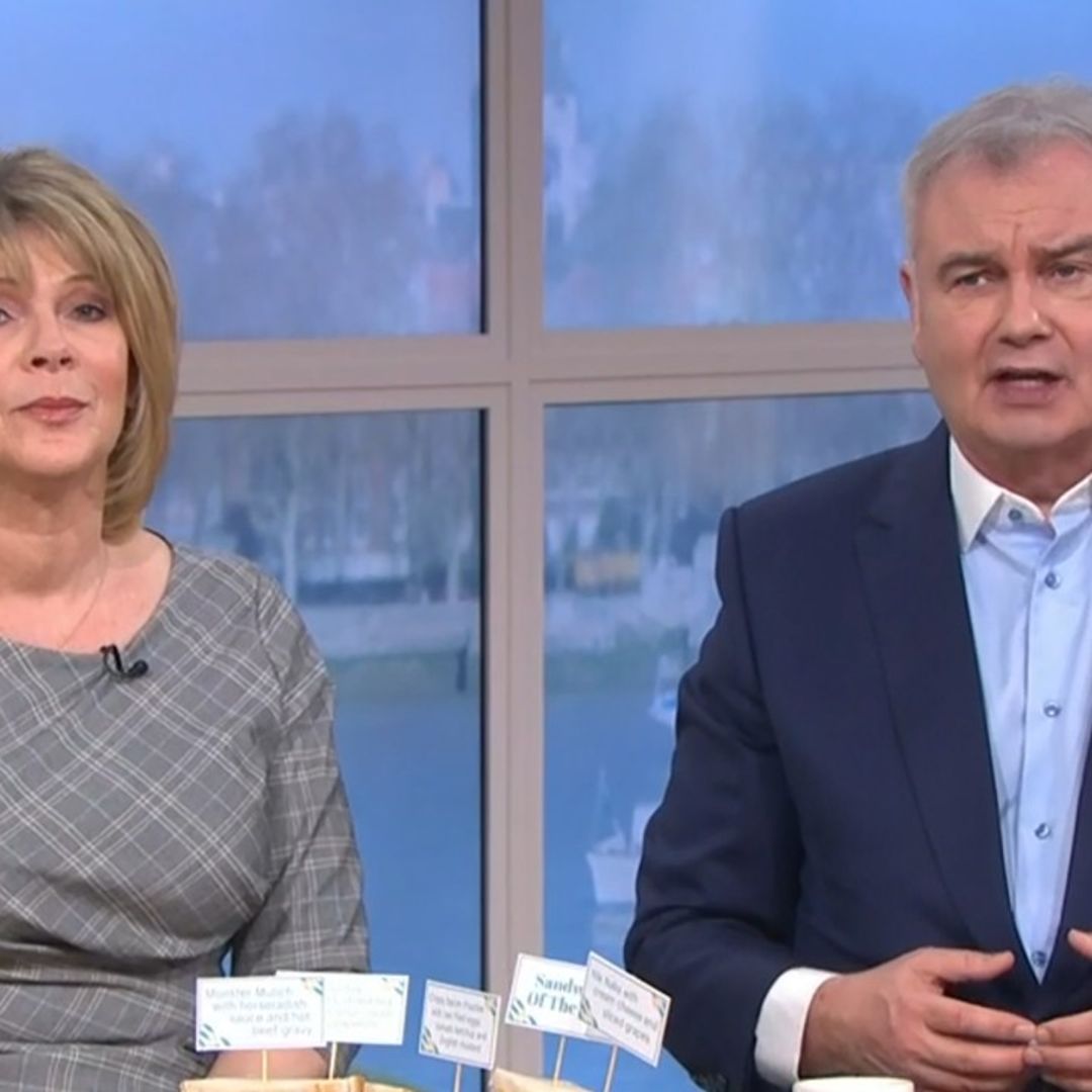 Ruth Langsford concerned for husband Eamonn Holmes during This Morning 