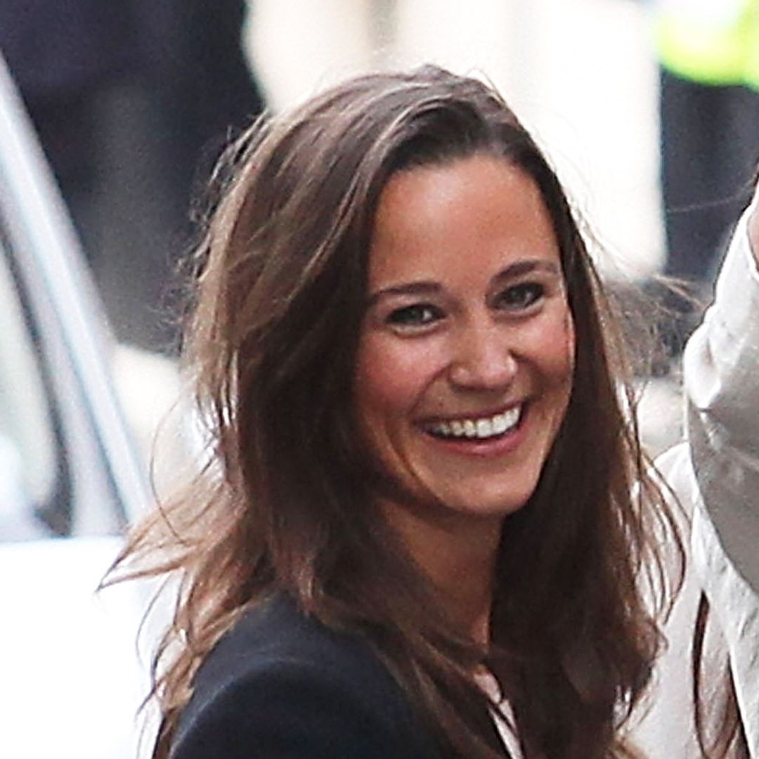 Pippa Middleton's little white dress is a lot shorter than sister Kate's