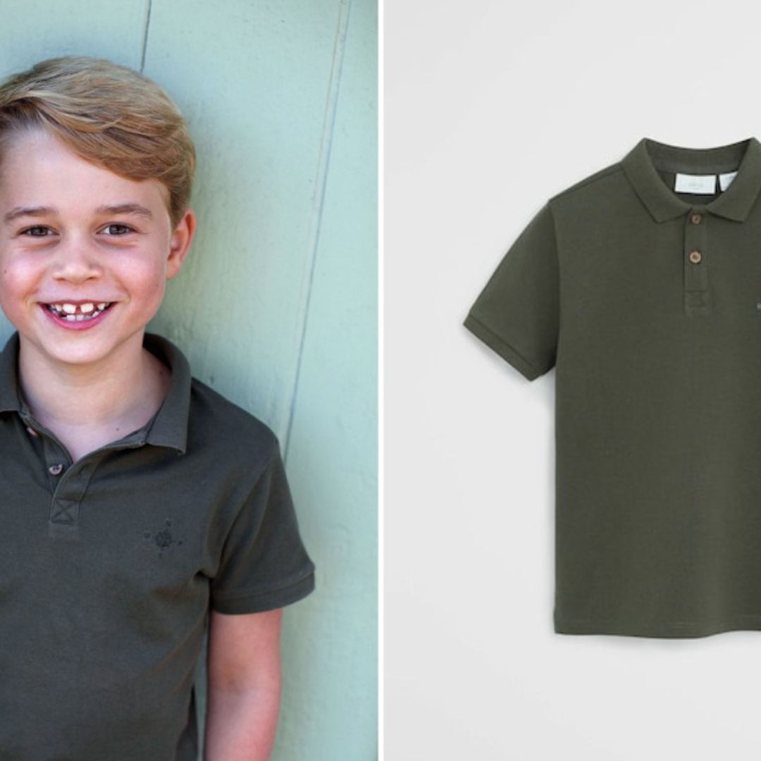 Prince George wears £7.99 Mango polo top in adorable new birthday pictures