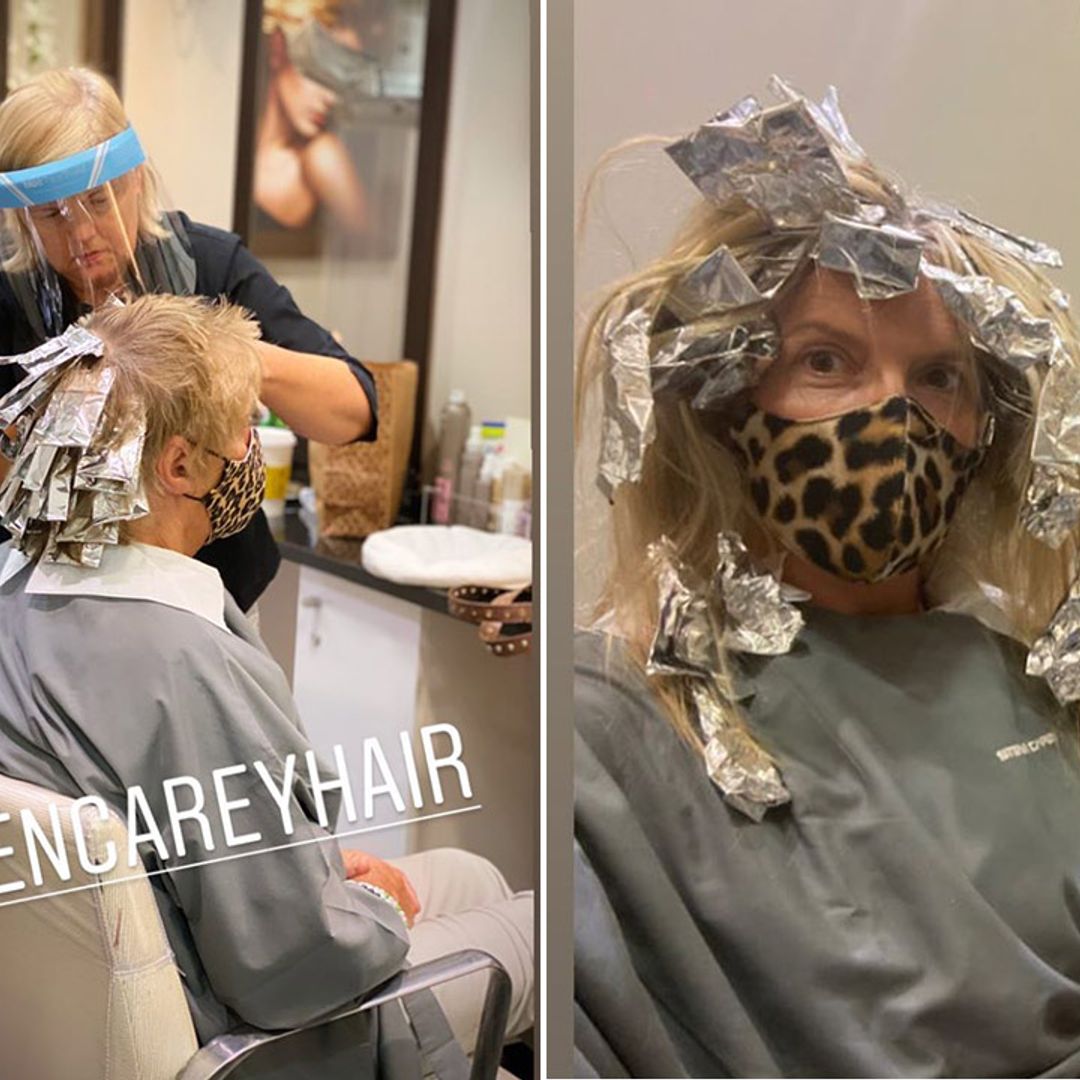Loose Women's Penny Lancaster and Rod Stewart undergo hair transformation ahead of night out