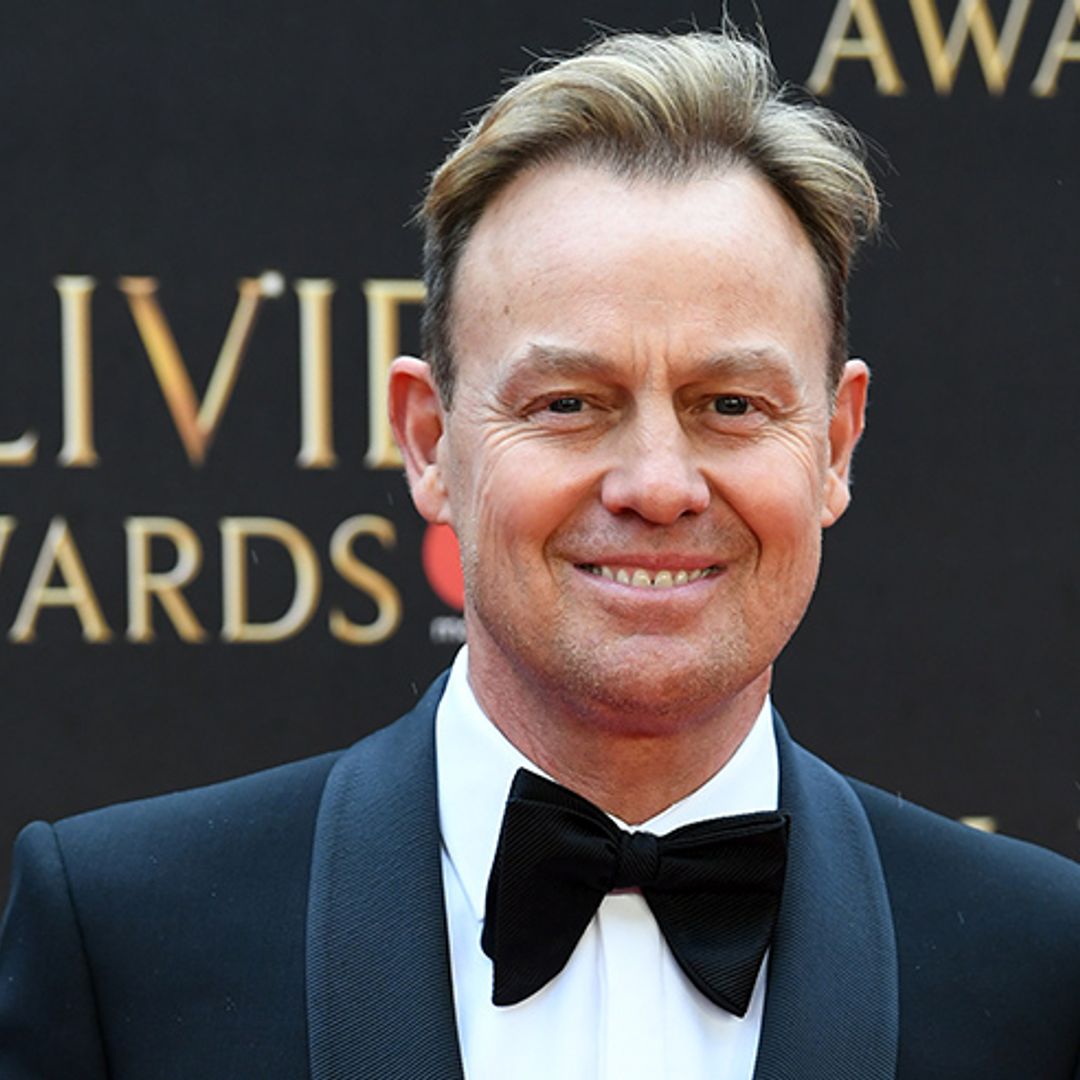 Jason Donovan makes rare public appearance with his teenage children