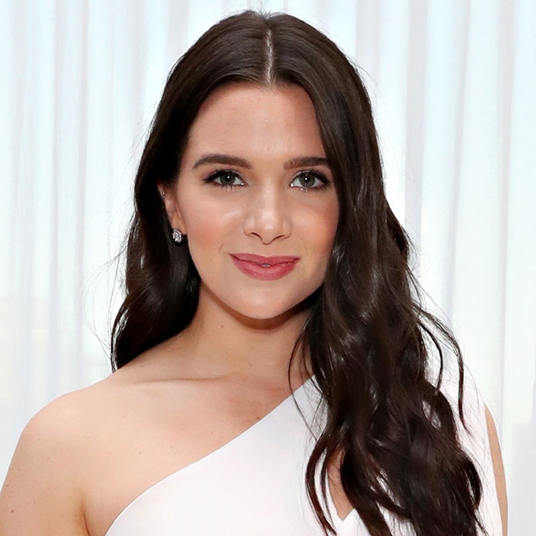 The Bold Type Katie Stevens' plunging wedding gown is totally angelic