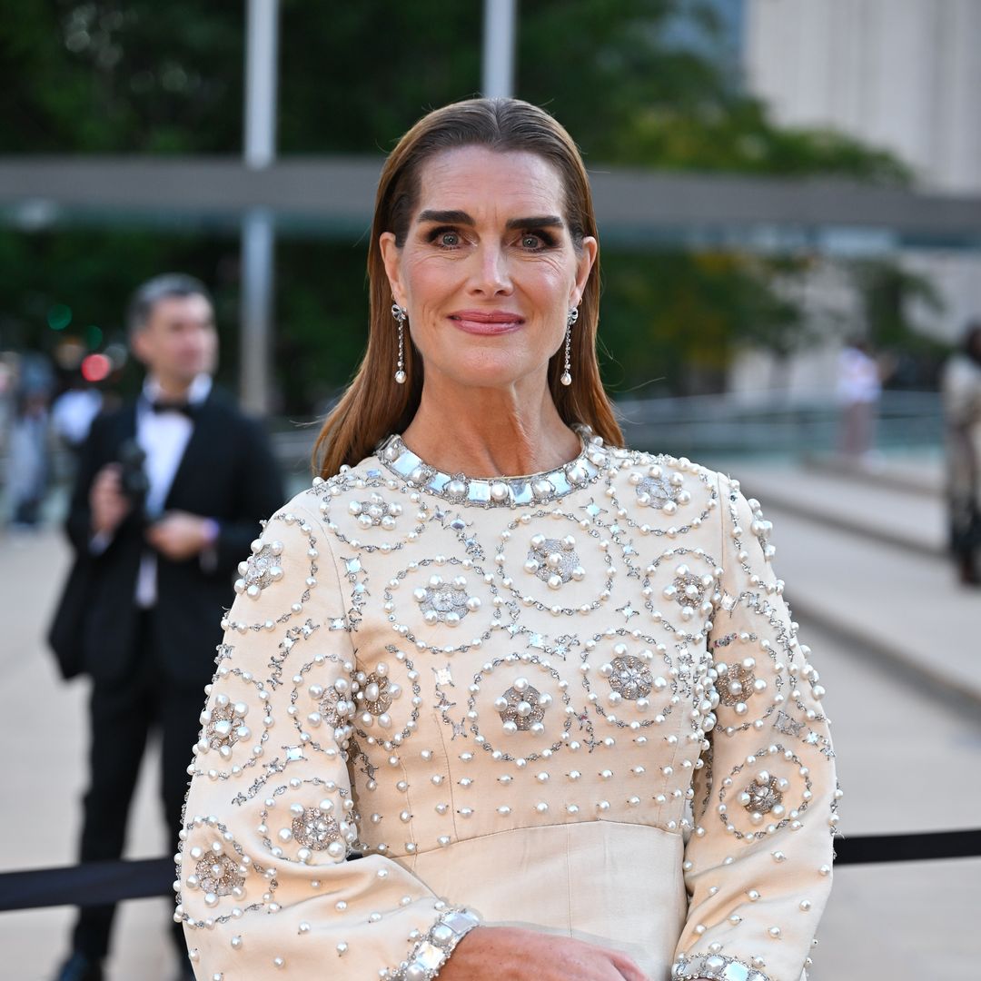 Brooke Shields looks showstopping in pearl encrusted gown — inside its special royal history