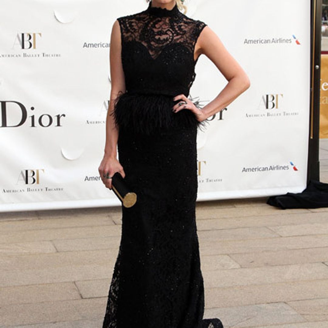 Uma Thurman looks angelic at the American Ballet Theatre's star-studded gala
