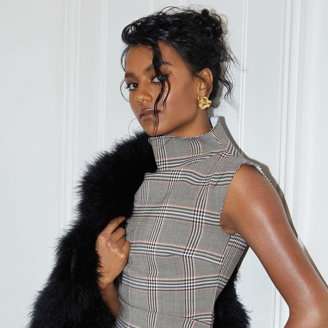 Simone Ashley's winter holiday wardrobe is a fashion lover's dream