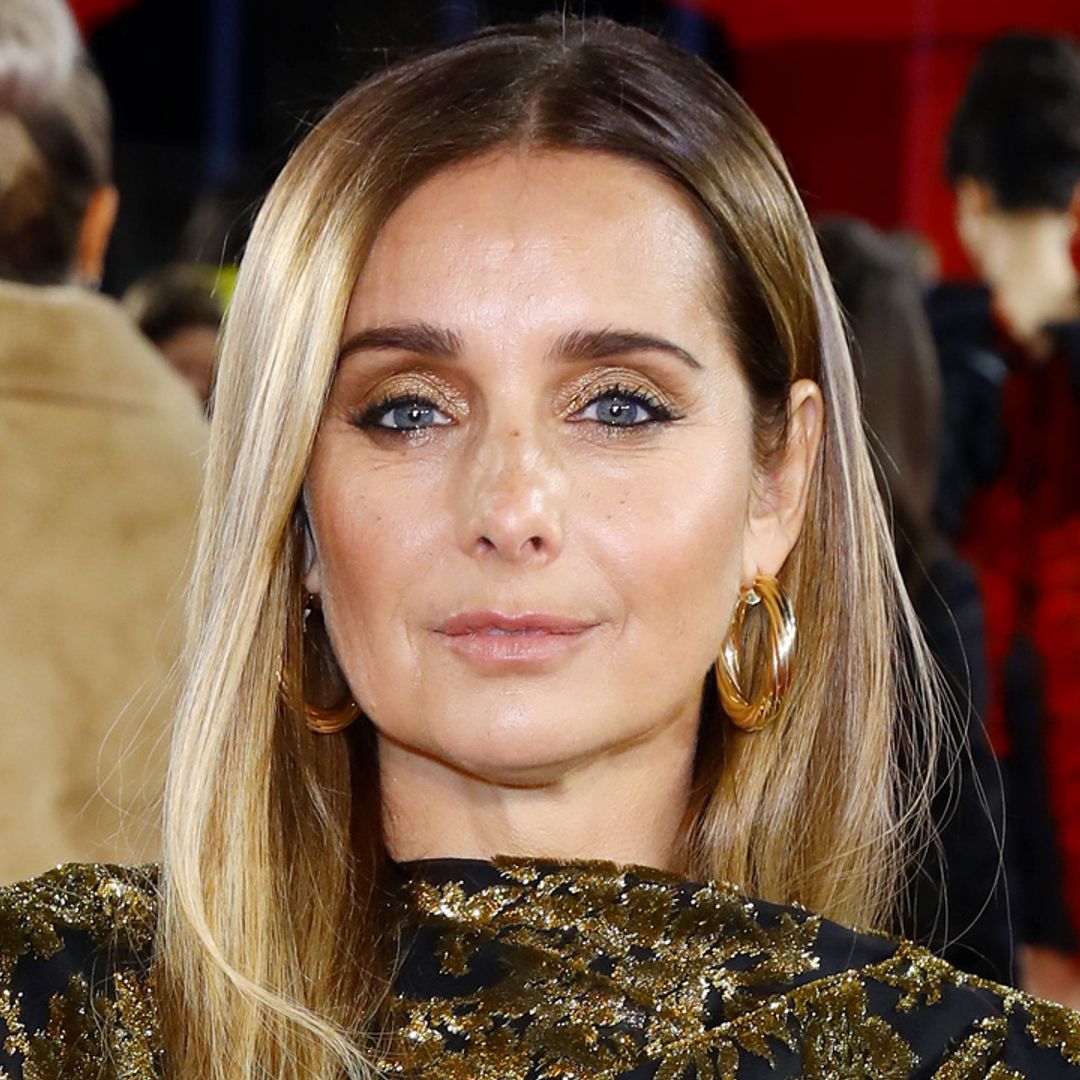 Louise Redknapp turns up the heat with glimpse of black bra and lace top