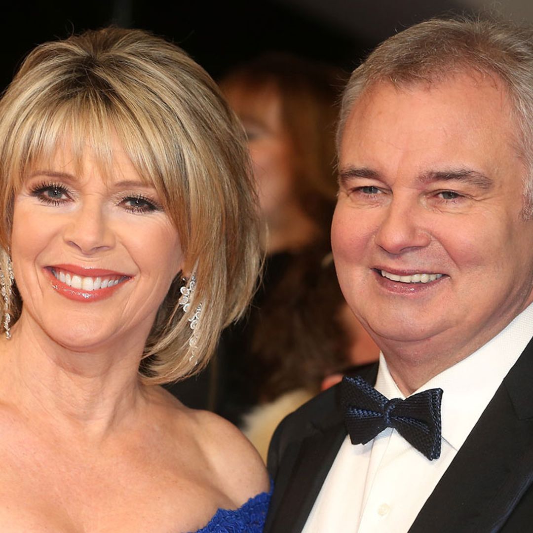 This Morning presenter Ruth Langsford twins with husband Eamonn Holmes