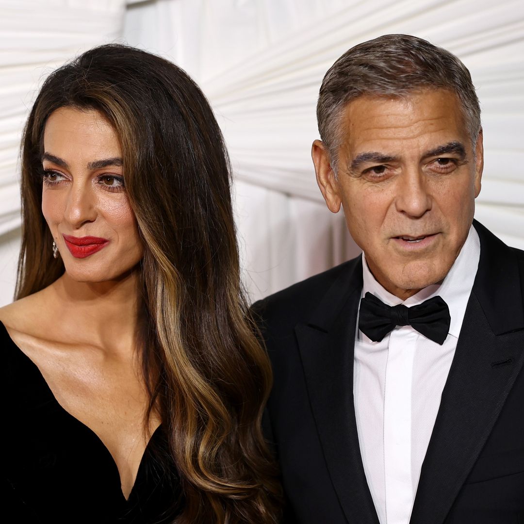 Amal Clooney swaps honey blonde hair for autumn chestnut - and it’s so elegant