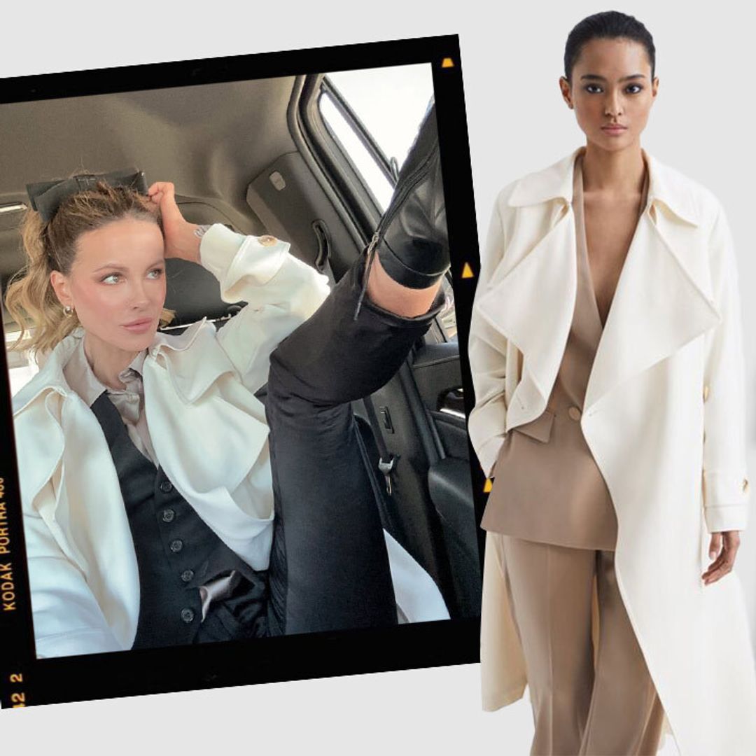 Kate Beckinsale's trench coat from Reiss is now 25% off for Black Friday