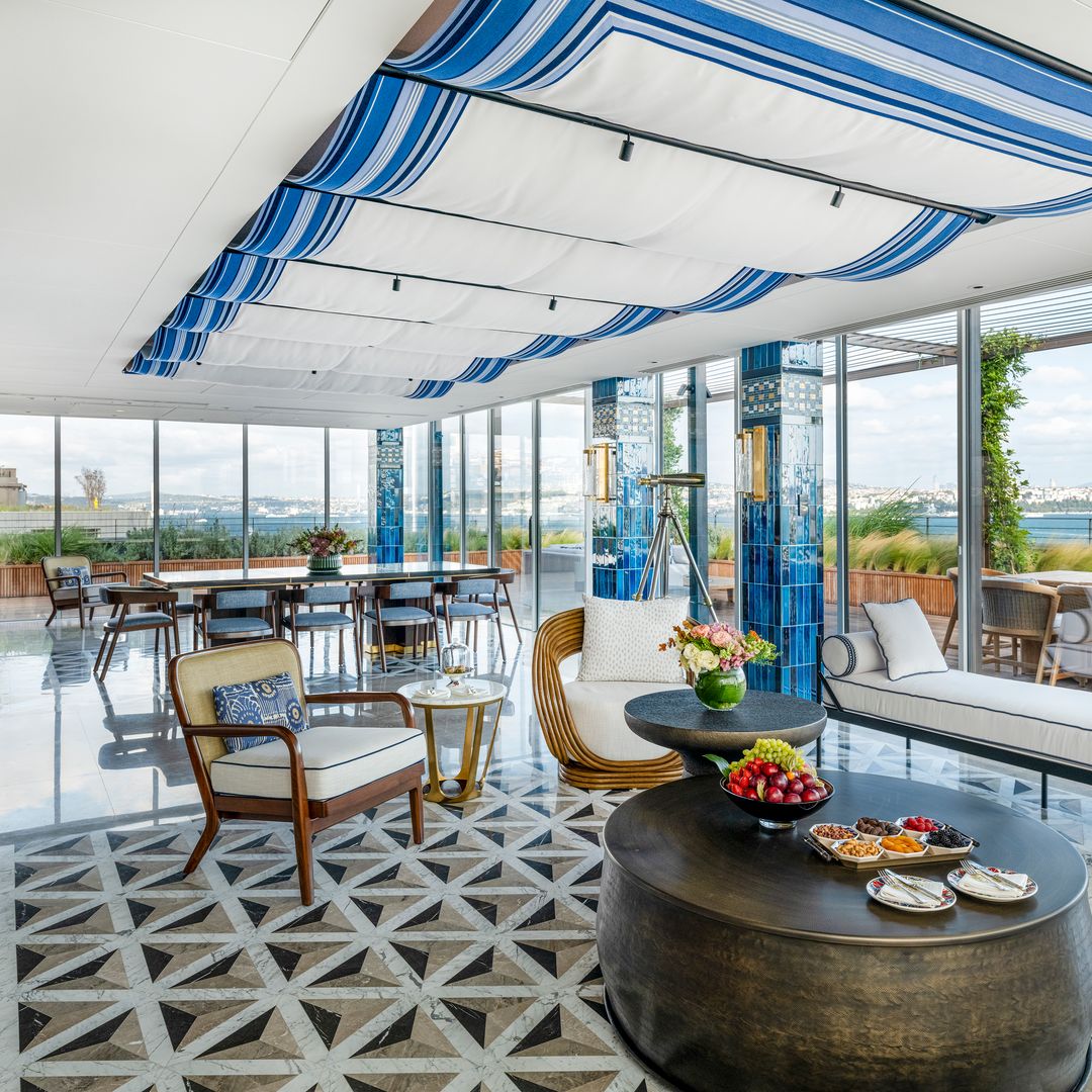 Shot of restaurant at The Peninsula Hotel Istanbul