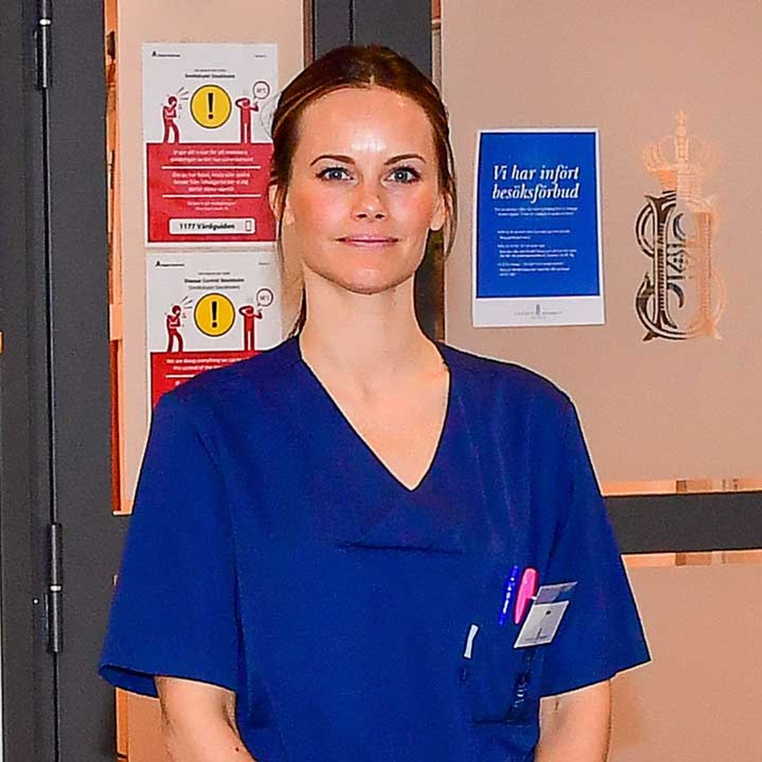 Princess Sofia of Sweden swaps tiara for scrubs as she joins hospital frontline workers