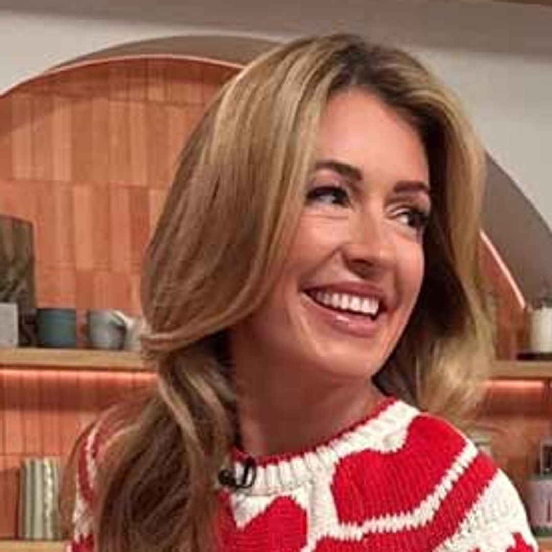 Cat Deeley's heart-print jumper is the one - and it's from the high street