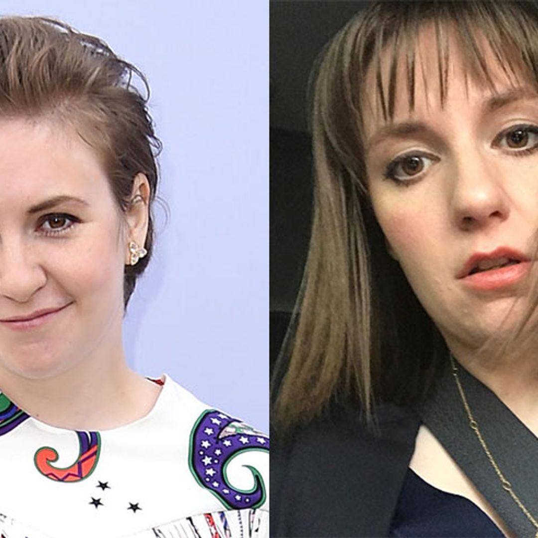 Lena Dunham kicked off a very early start with an unexpected makeover
