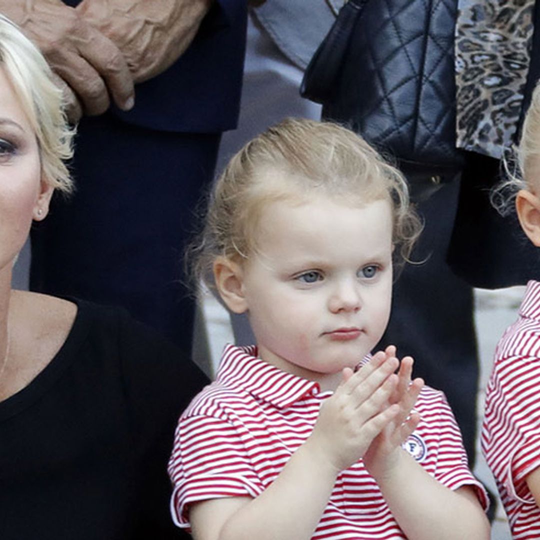 Princess Charlene shares photos of her twins getting their first haircuts
