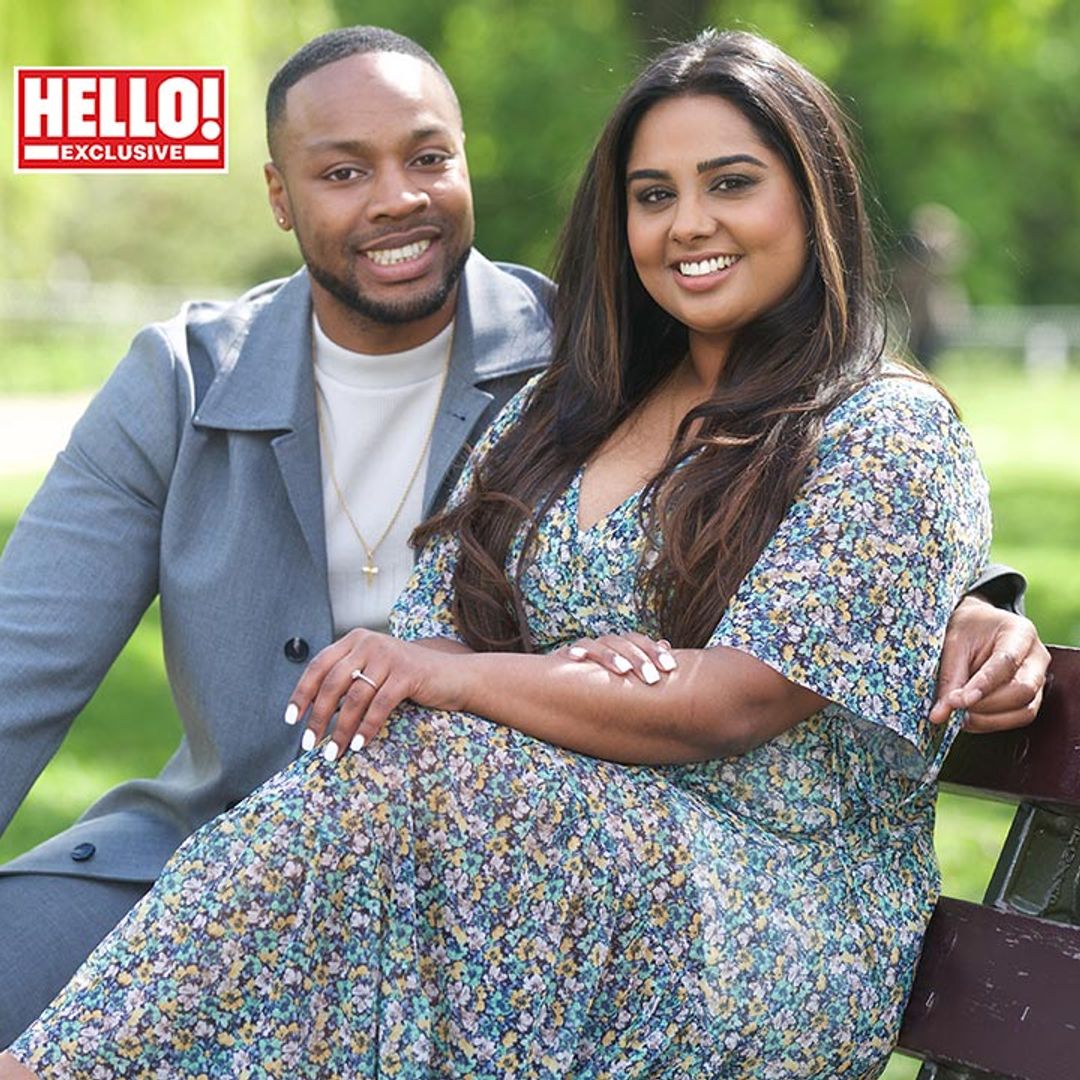 Meet HELLO!'s £50,000 dream wedding winners Dominick Palmer and Charlene Abid