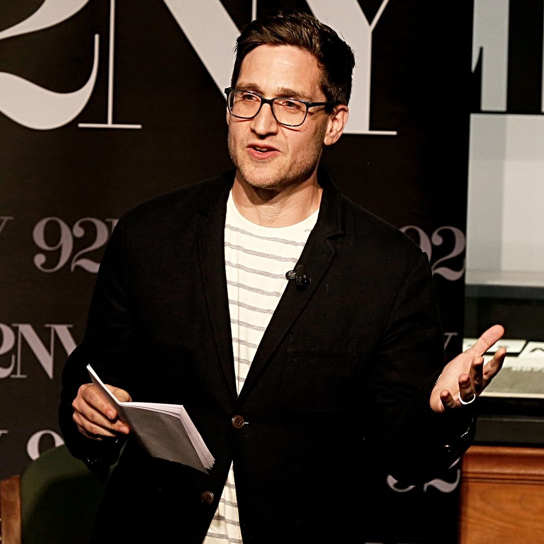 Josh Horowitz hosting a talk on stage