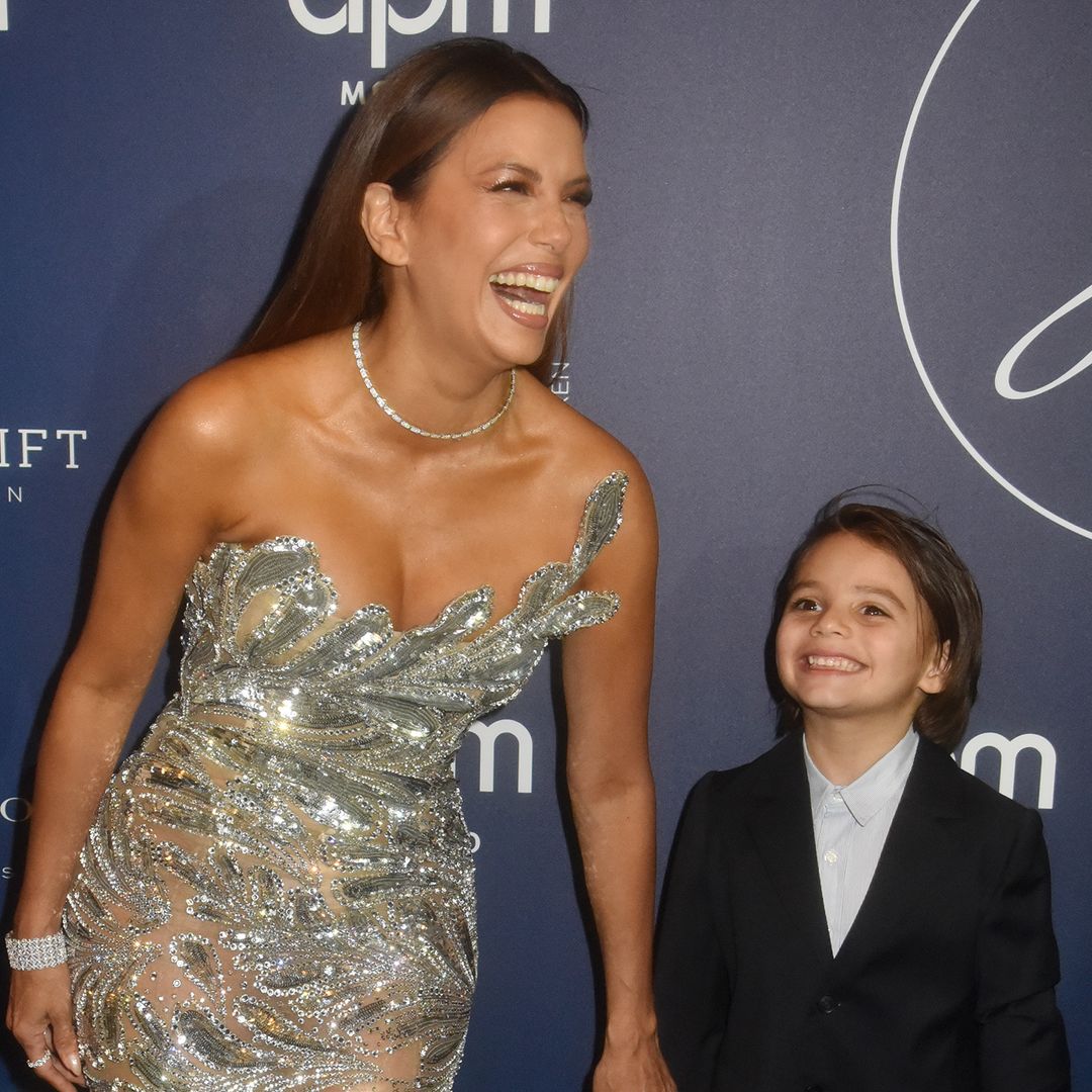 Eva Longoria's adorable lookalike son, 6, steals the limelight during very rare red carpet appearance