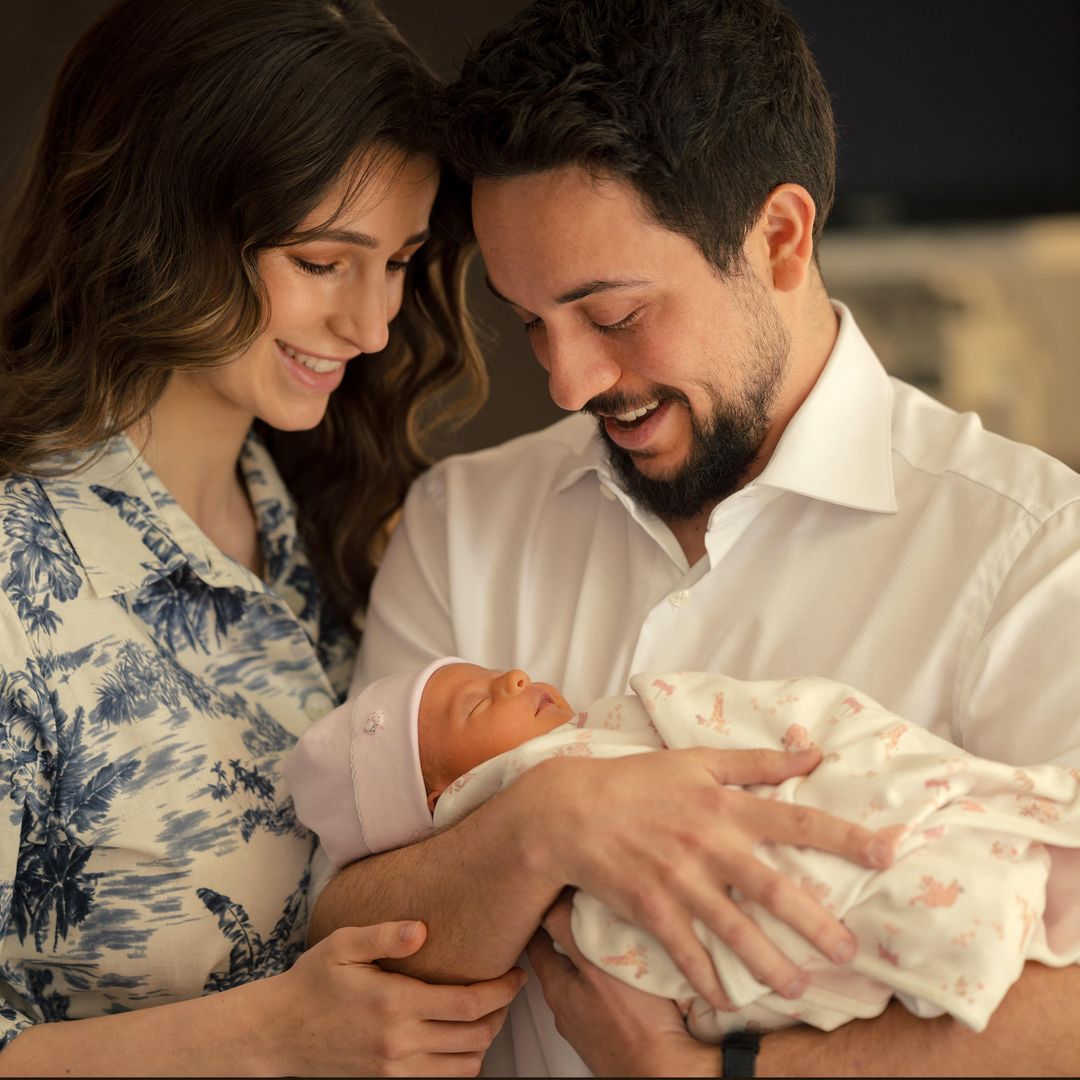 Crown Prince Hussein melts hearts with rare video of baby Princess Iman