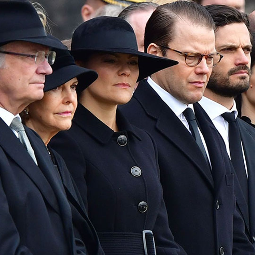Swedish royal family attend memorial service for Stockholm victims
