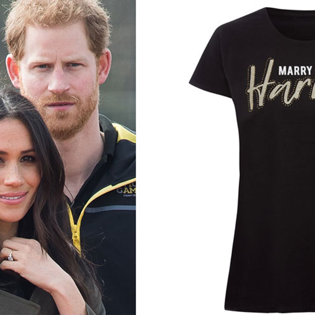 Prepare yourselves: Asda will sell a ‘Marry me Harry’ T-shirt in time for the royal wedding