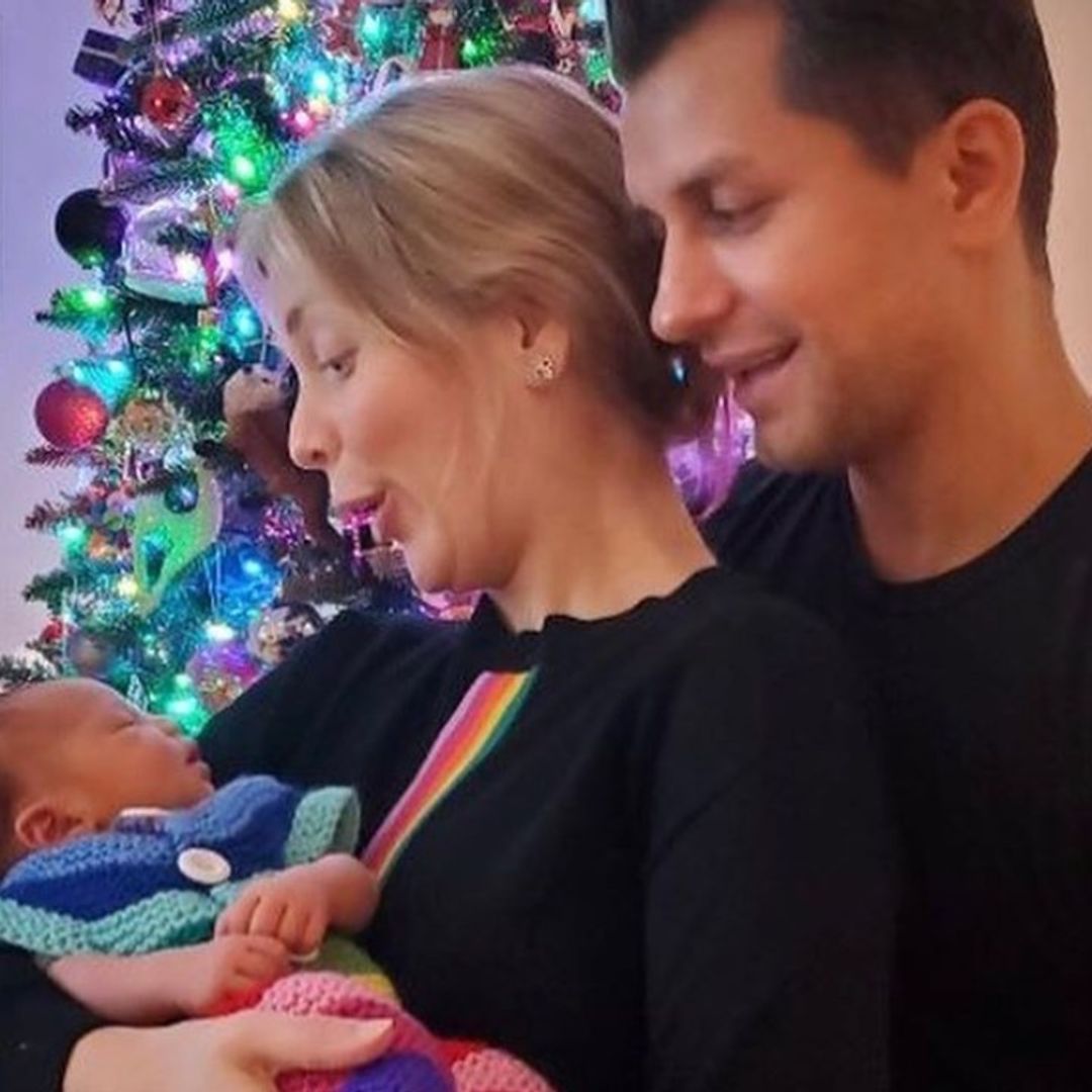 Rachel Riley and Pasha Kovalev take baby Maven to a very special place for the first time