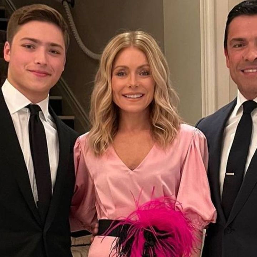 Kelly Ripa and Mark Consuelos jet to Michigan to show support for youngest son at college