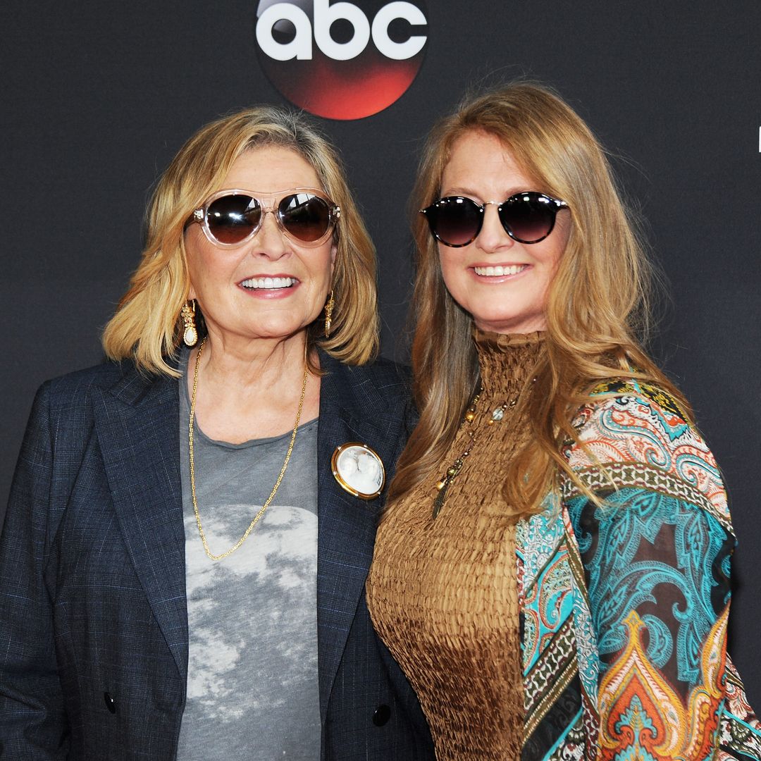 Actress Roseanne Barr and Brandi Brown attend the 2018 Disney, ABC, Freeform Upfront on May 15, 2018 in New York City