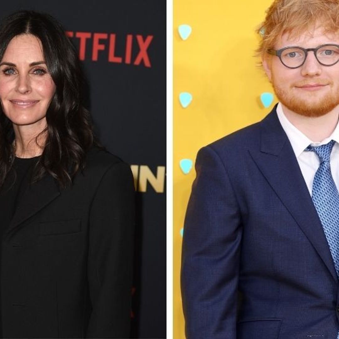 Courteney Cox and Ed Sheeran hilariously recreate Monica and Ross's dance from 'Friends'