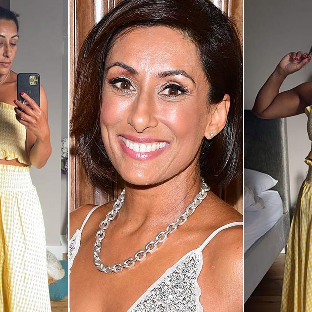 Saira Khan shows off abs in Zara crop top - and we need her matching skirt