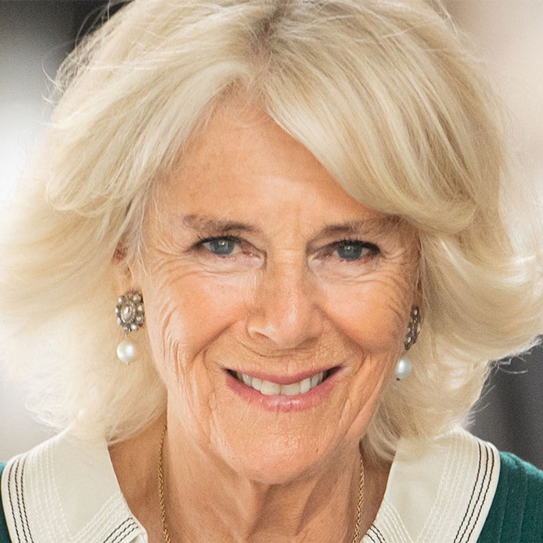 The Duchess of Cornwall recycles the fitted denim dress you've always wanted