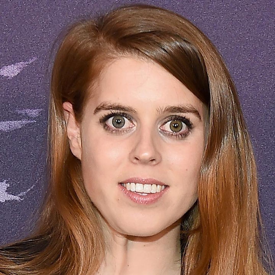Princess Beatrice steps out with her fiance in a dazzling blue coat and knee-high boots