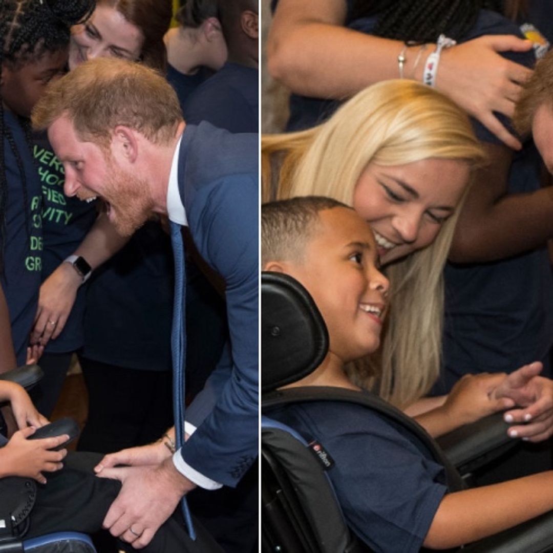 Prince Harry and Meghan joking and pulling goofy faces at The WellChild Awards - all the pictures!