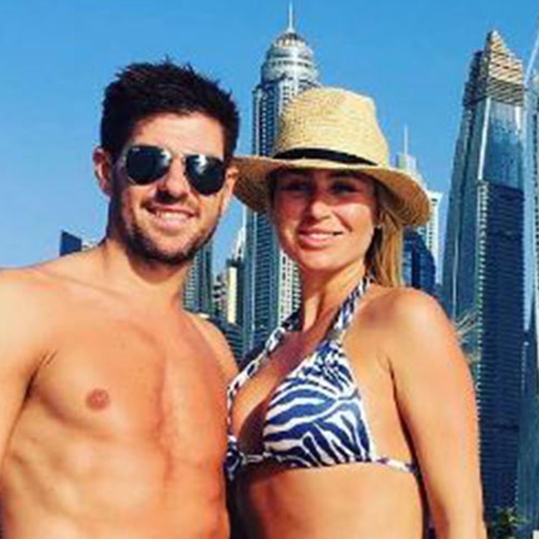 Pregnant Alex Gerrard shows off blossoming baby bump during vacation with husband Steven