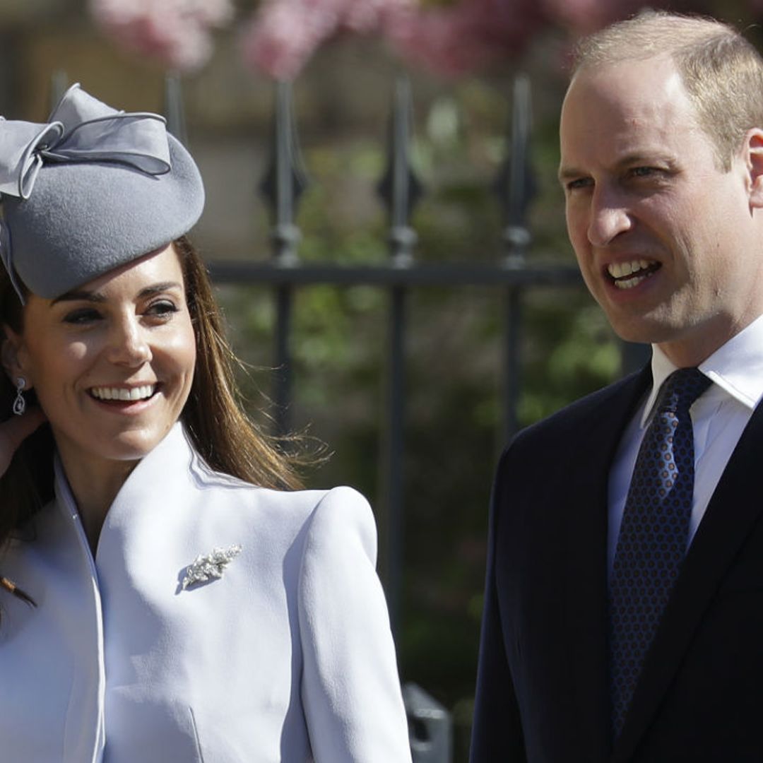 Prince William and Kate Middleton are proud aunt and uncle as they react to royal baby's arrival