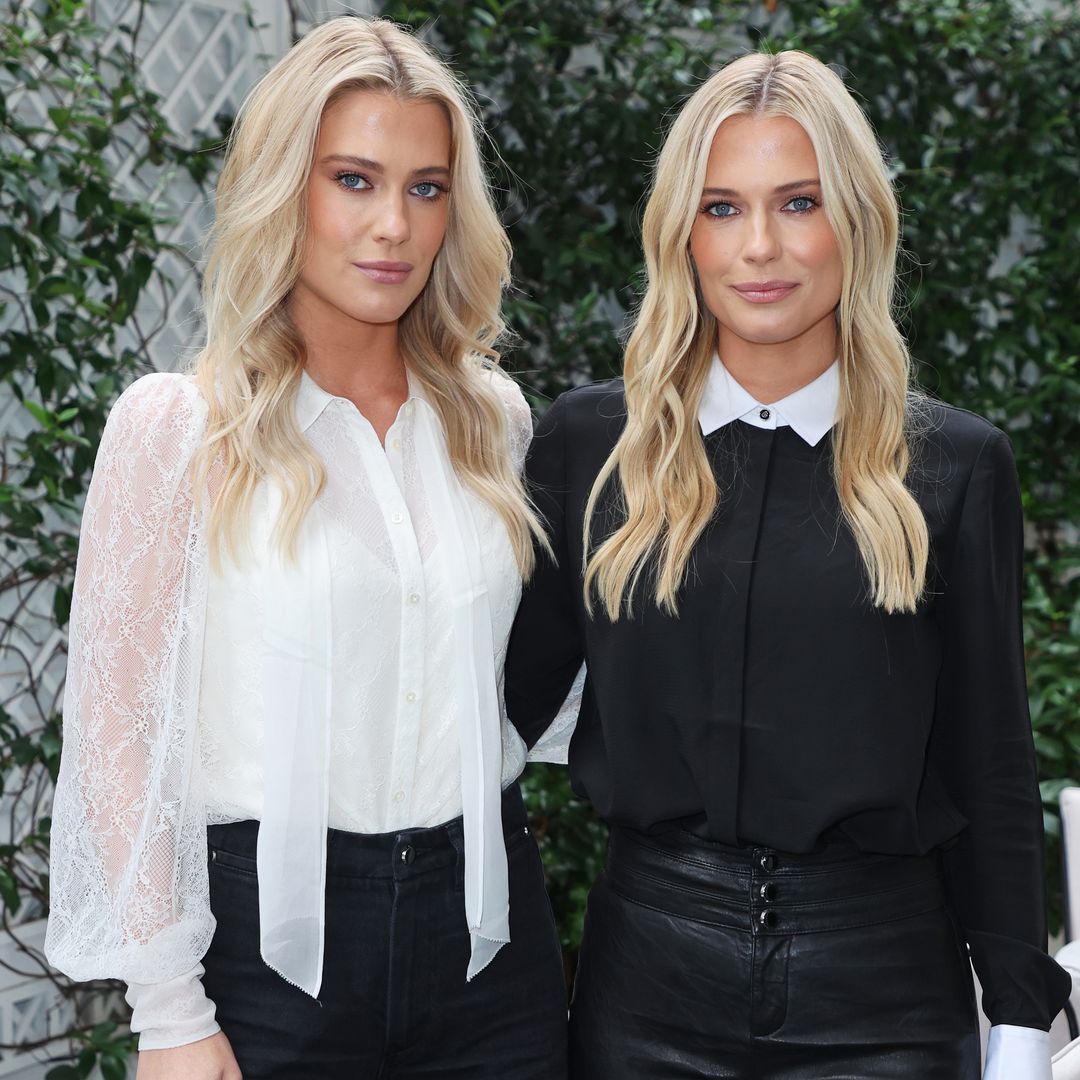 Lady Eliza Spencer stuns in leather trousers alongside twin-sister Amelia