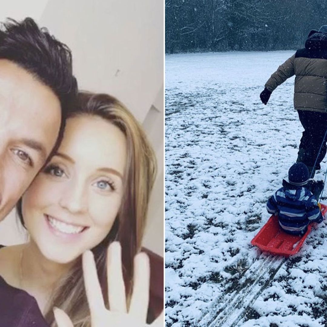 Peter Andre and wife Emily melt hearts with adorable video of son Theo in the snow
