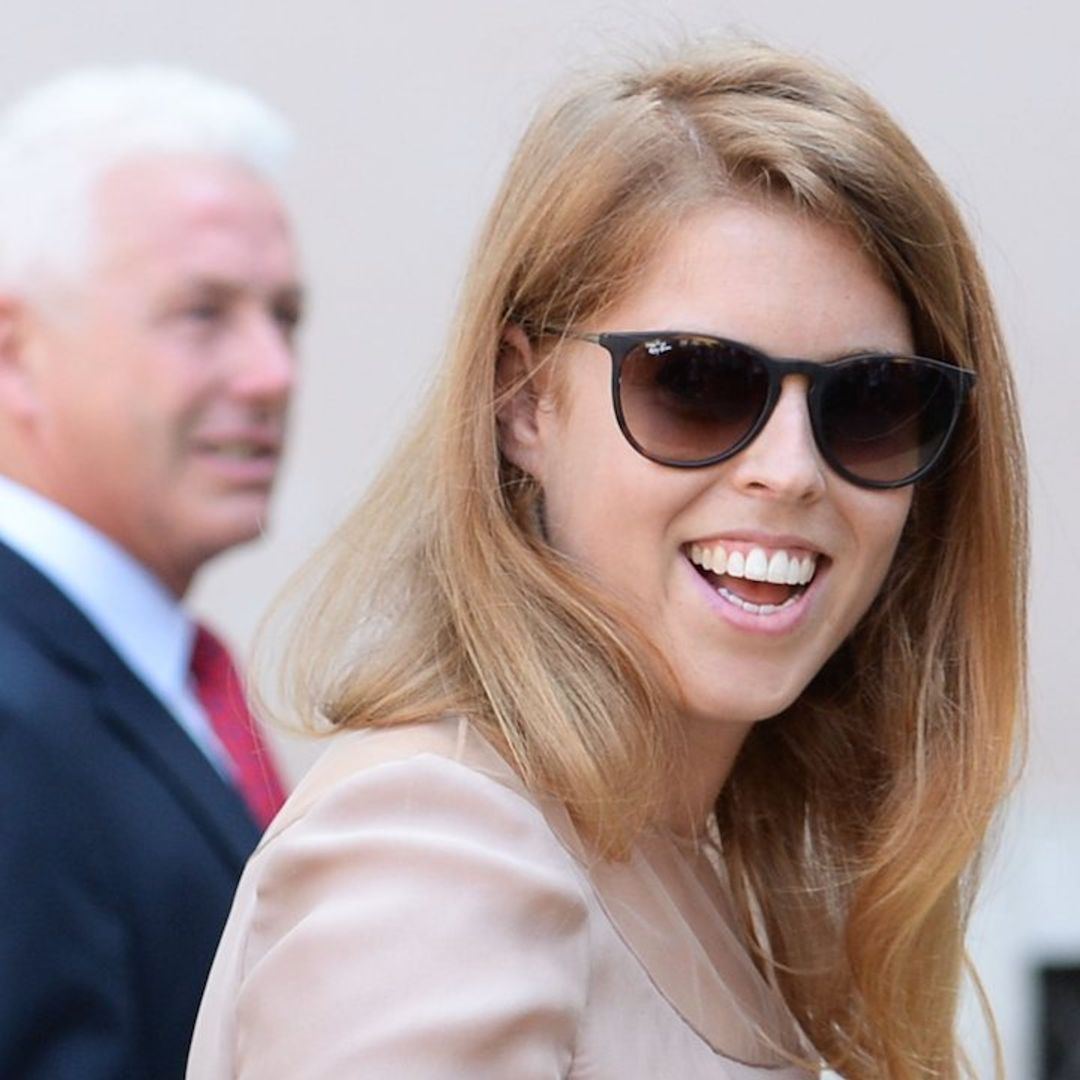 New mum Princess Beatrice is cosy in her Zara puffer coat for sweet snaps with baby Sienna