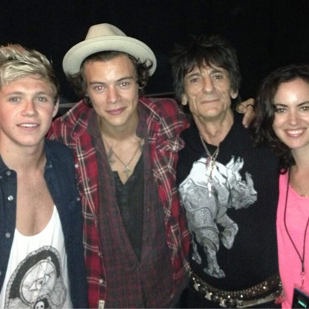 Backstage pass: One Direction stars Niall Horan and Harry Styles party with The Rolling Stones