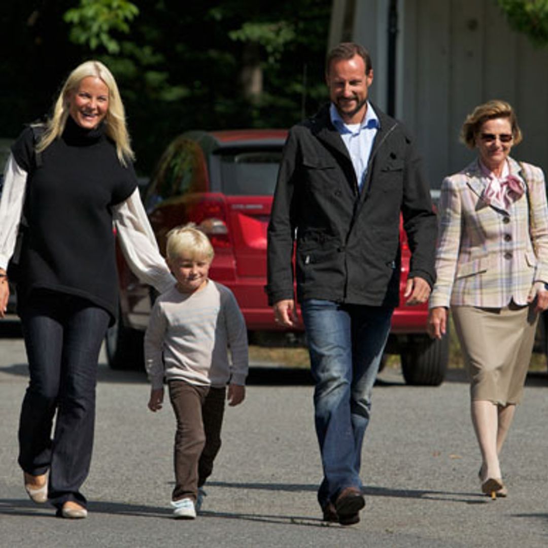 Smile back on Princess Mette-Marit's face following Norway tragedy