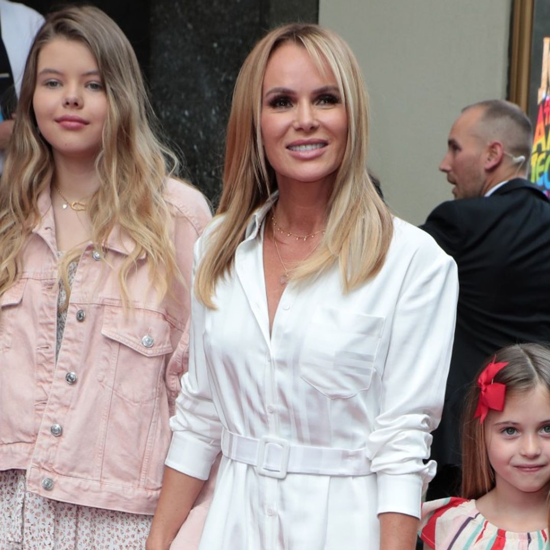 Amanda Holden shares gorgeous new family photos – and proves she takes after her mum!