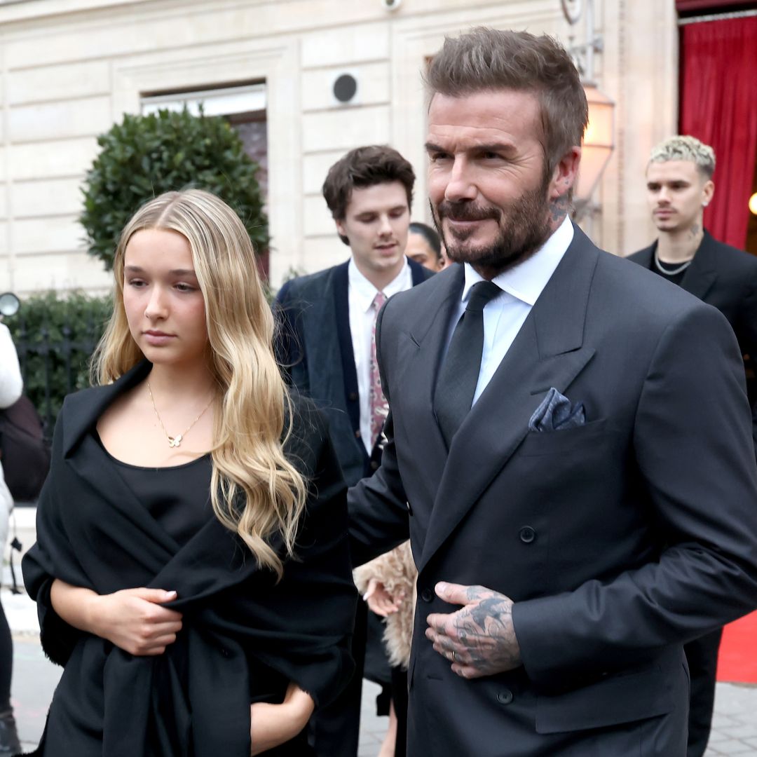 Harper Beckham breaks cover in Paris as she puts on united front with mum Victoria